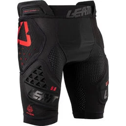 LEATT Impact 3DF 5.0 Protective Shorts Красно-черный