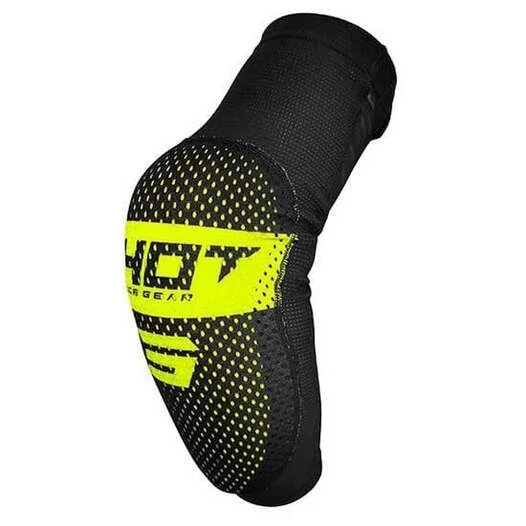 SHOT Airlight elbow guards Black / neon yellow