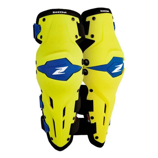 ZANDONA X-Treme knee guards Yellow-blue