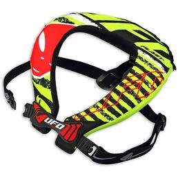 UFO Bulldog Junior neck protector Black / Fluo Yellow / Red / White