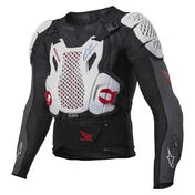 ALPINESTARS Honda Bionic Plus V2 Long Sleeve Protective Jacket Black / White / Blue / Bright / Red