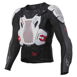 ALPINESTARS Honda Bionic Plus V2 Long Sleeve Protective Jacket Black / White / Blue / Bright / Red (размер: s)