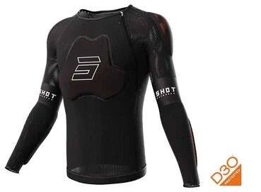 SHOT Race D3O® long sleeve protection T-shirt Черный