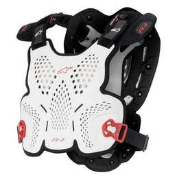 ALPINESTARS A1 Roost Guard protection vest White / Black / Red