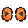 DAINESE Pista Knee Sliders Fluo Orange / Black