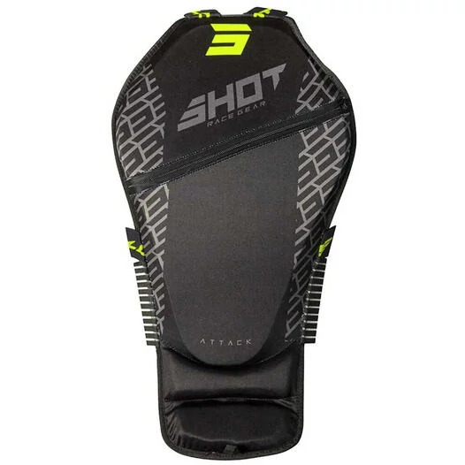 SHOT Attack Back Protector Серо-черный (размер: 2xs)