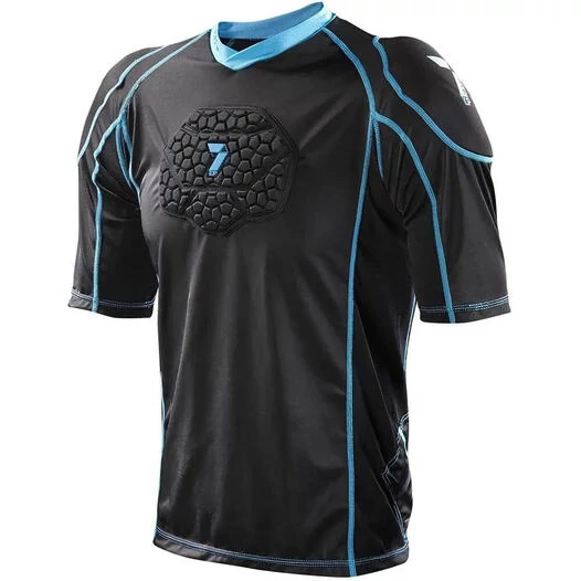 7IDP Flex Short Sleeve Protective Jersey Сине-черный (размер: m)