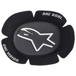 ALPINESTARS GP Sport Evo Knee Sliders Черно-белый