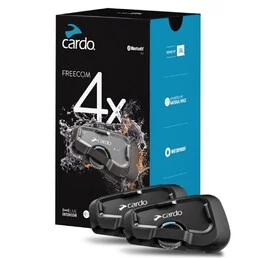 Cardo Freecom 4x Duo мотогарнитура (2 гарнитуры) с премиальным звуком от JBL
