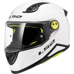 LS2 FF812 KID SOLID Kids Full Face Motorcycle Мотошлем White