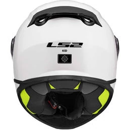 LS2 FF812 KID SOLID Kids Full Face Motorcycle Мотошлем White