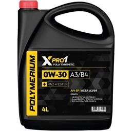 Polymerium XPRO1 0w30 A3/B4 SP 4L моторное масло 4л