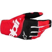 Alpinestars TECHSTAR Motocross Enduro мотоперчатки Black Bright Red