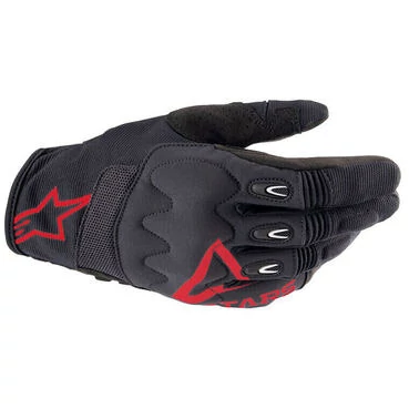 Alpinestars TECHDURA Red Black Motorcycle Cross Enduro мотоперчатки