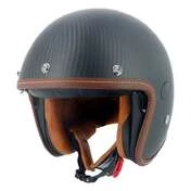 HELSTONS Naked open face helmet Black Carbon Matt