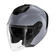SHARK RS Jet Blank open face helmet Glossy Gun / Silver