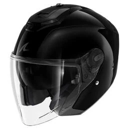 SHARK RS Jet Blank open face helmet Glossy Glossy Black (размер: m)