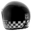 HELSTONS Course open face helmet Черно-белый