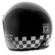 HELSTONS Course open face helmet Черно-белый