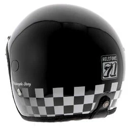 HELSTONS Course open face helmet Черно-белый