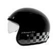 HELSTONS Course open face helmet Черно-белый