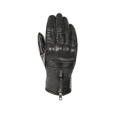 Hevik IRON Custom Summer Leather Motorcycle мотоперчатки Black