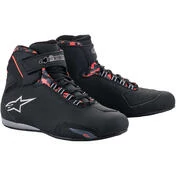 Alpinestars SEKTOR WATERPROOF Motorcycle мотоботы Fluo Red Dark Gray Black
