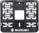 Рамка для номера мотоцикла нового образца Suzuki белая 190*145мм