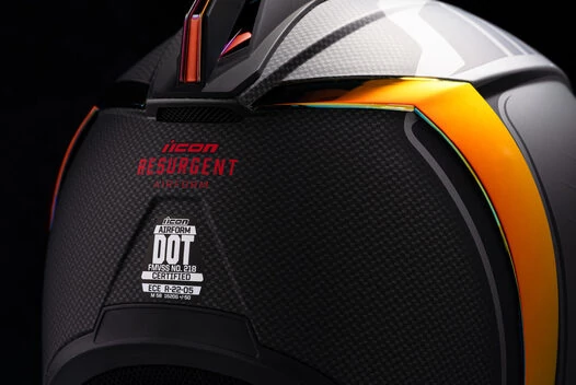 Icon Airform Resurgent мотошлем красный