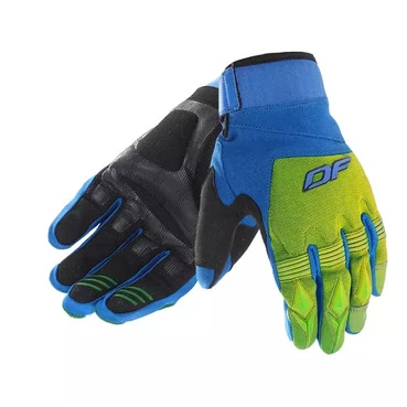 Dragonfly Enduro Blue Green мотоперчатки зеленые