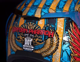Icon Airform Pharaoh мотошлем синий