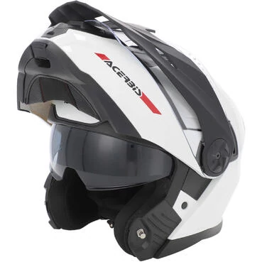 Acerbis Rider P/J Mono White Modular Motorcycle Мотошлем