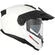 Acerbis Rider P/J Mono White Modular Motorcycle Мотошлем