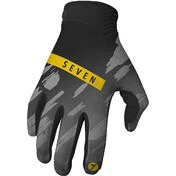 SEVEN MX ZERO CLASH Motocross мотоперчатки Black Fluorescent Yellow
