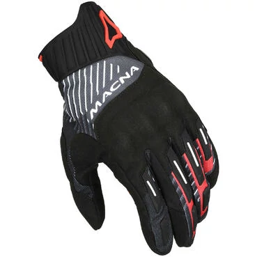 Macna Octar 2.0 Motorcycle мотоперчатки Black Red White