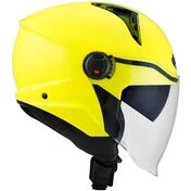 KYT D-CITY PLAIN Jet Motorcycle Мотошлем Fluorescent Yellow