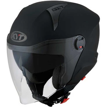 KYT D-CITY PLAIN Jet Motorcycle Мотошлем Matt Black