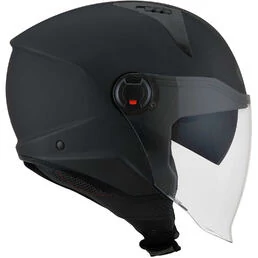 KYT D-CITY PLAIN Jet Motorcycle Мотошлем Matt Black