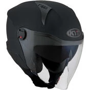 KYT D-CITY PLAIN Jet Motorcycle Мотошлем Matt Black