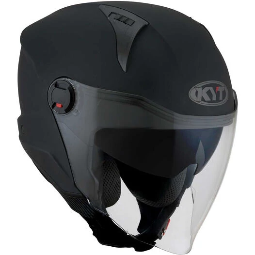 KYT D-CITY PLAIN Jet Motorcycle Мотошлем Matt Black