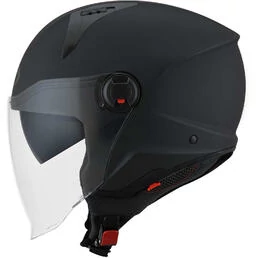 KYT D-CITY PLAIN Jet Motorcycle Мотошлем Matt Black