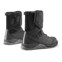 Icon Alcan WP CE мотоботы кожаные черные