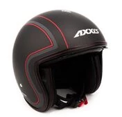 AXXIS OF507SV Hornet SV Royal Matt Black мотошлем открытый черный матовый