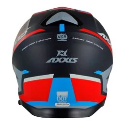 AXXIS OF504SV Mirage SV Damasko Matt Blue мотошлем открытый синий матовый