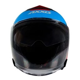 AXXIS OF504SV Mirage SV Damasko Matt Blue мотошлем открытый синий матовый