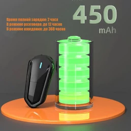 Мотогарнитура FM/Bluetooth черная