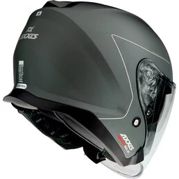 AXXIS OF504SV Mirage SV Solid Titanium Matt мотошлем открытый серый матовый