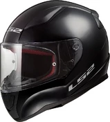 LS2 FF353 Rapid Single Mono Gloss Black мотошлем черный глянцевый