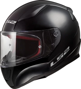 LS2 FF353 Rapid Single Mono Gloss Black мотошлем черный глянцевый