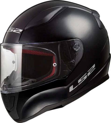 LS2 FF353 Rapid Single Mono Gloss Black мотошлем черный глянцевый (размер: xs)